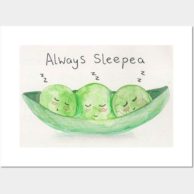 Always sleepea Wall Art by Charlotsart